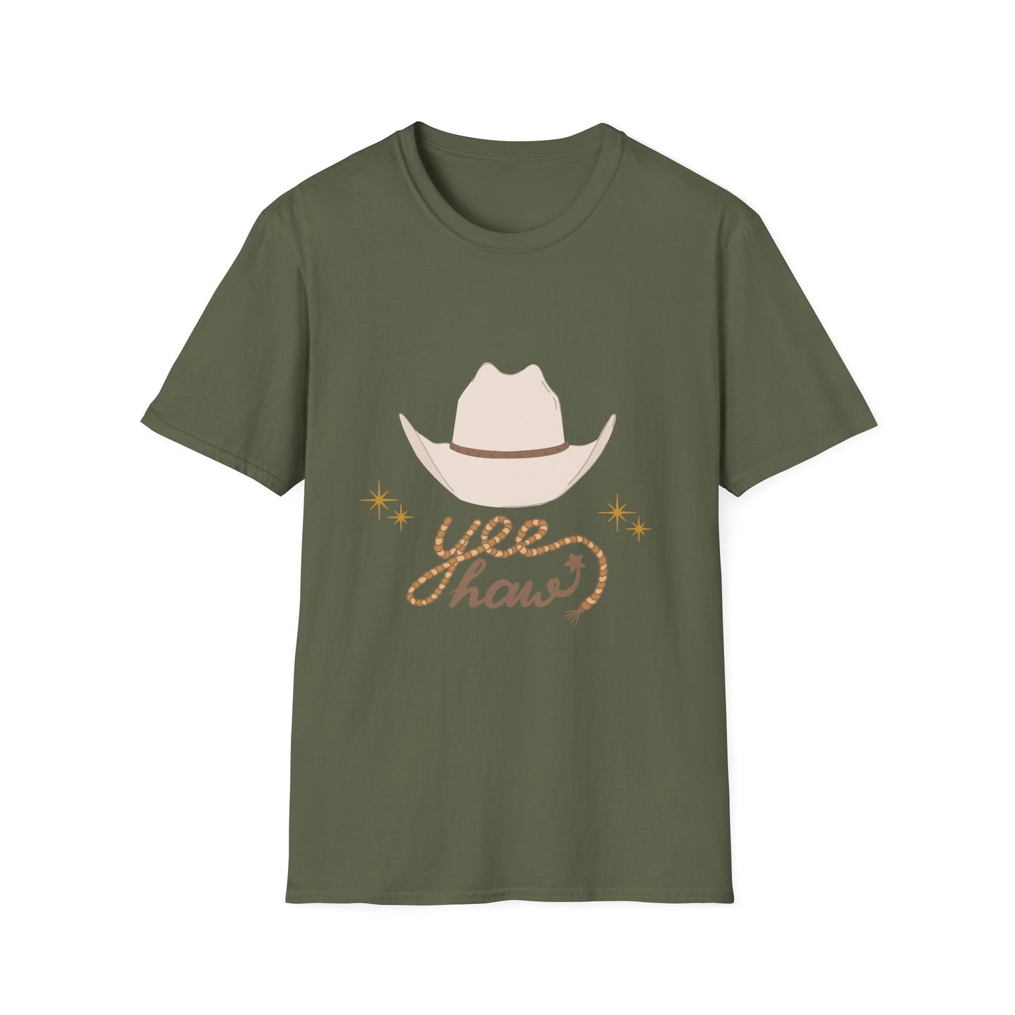 Yee Haw Cowboy T-Shirt for Fun Country Lovers