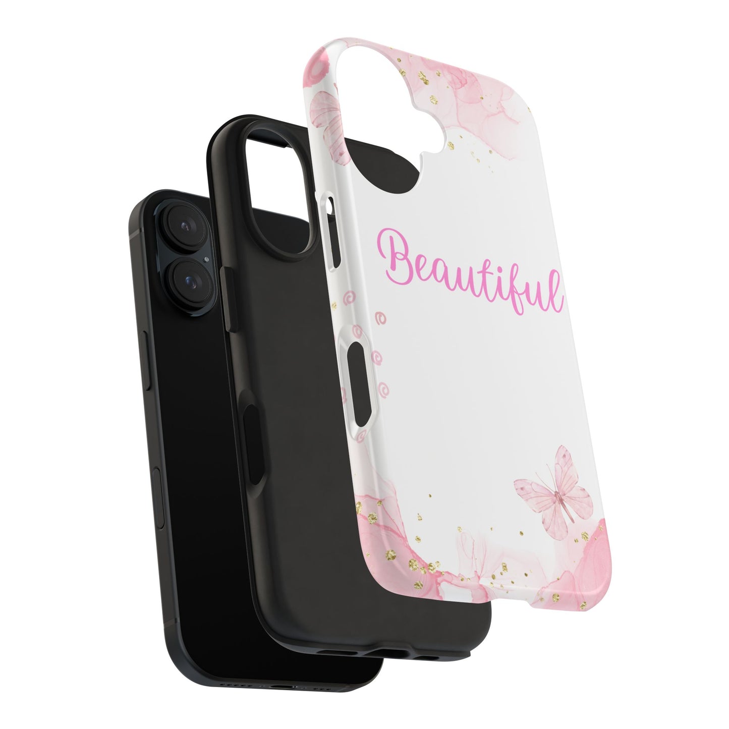 Beautiful Floral Tough Phone Case – Elegant Protection for Your Device