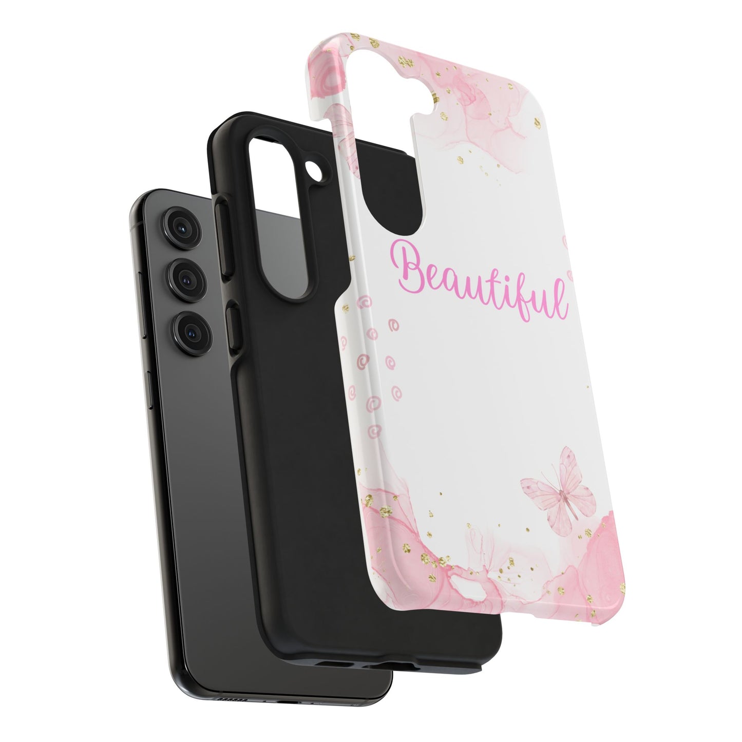 Beautiful Floral Tough Phone Case – Elegant Protection for Your Device