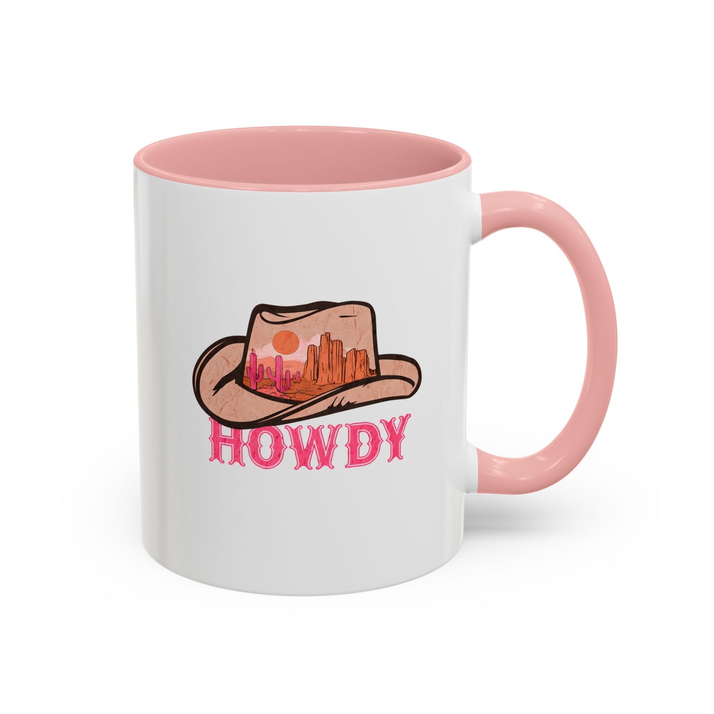 Howdy Accent Coffee Mug, Fun Gift for Cowboys, Unique Drinkware, Western Theme, Ideal for Birthdays, Parties, Home Decor