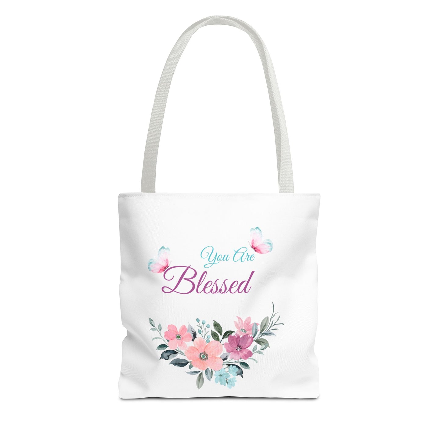 Floral Blessed Tote Bag - Perfect for Everyday Use or Special Occasions
