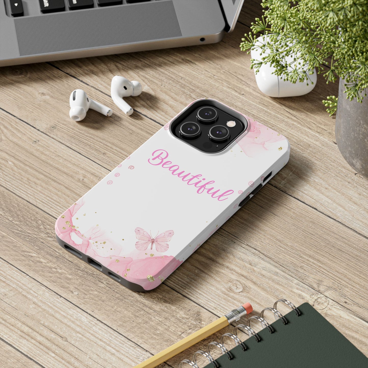 Beautiful Floral Tough Phone Case – Elegant Protection for Your Device