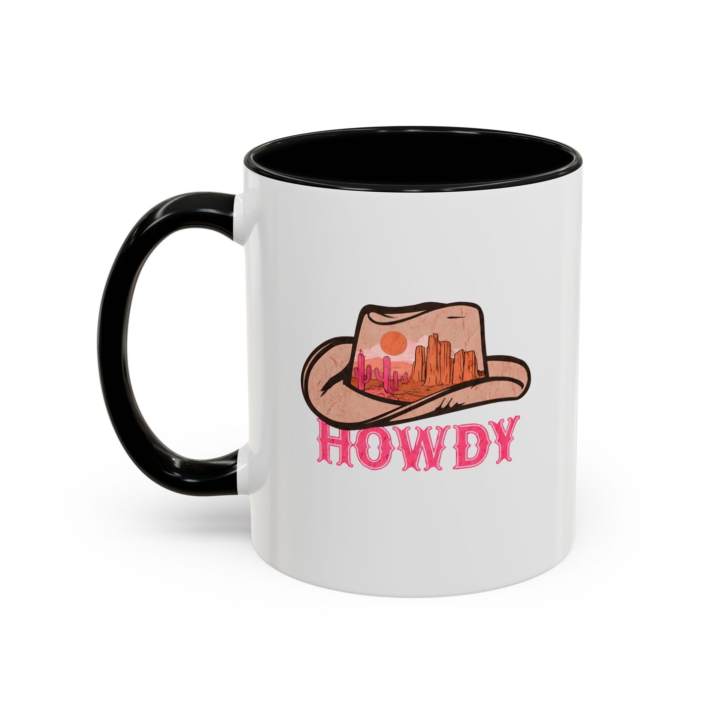 Howdy Accent Coffee Mug, Fun Gift for Cowboys, Unique Drinkware, Western Theme, Ideal for Birthdays, Parties, Home Decor