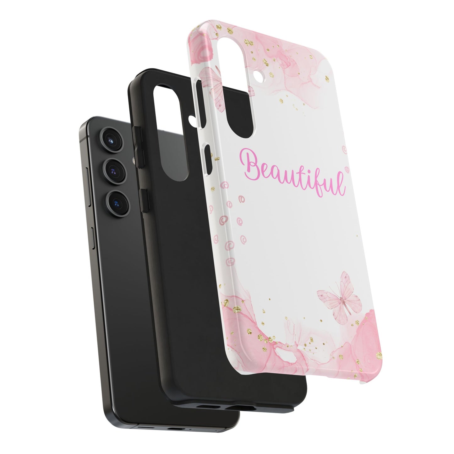 Beautiful Floral Tough Phone Case – Elegant Protection for Your Device