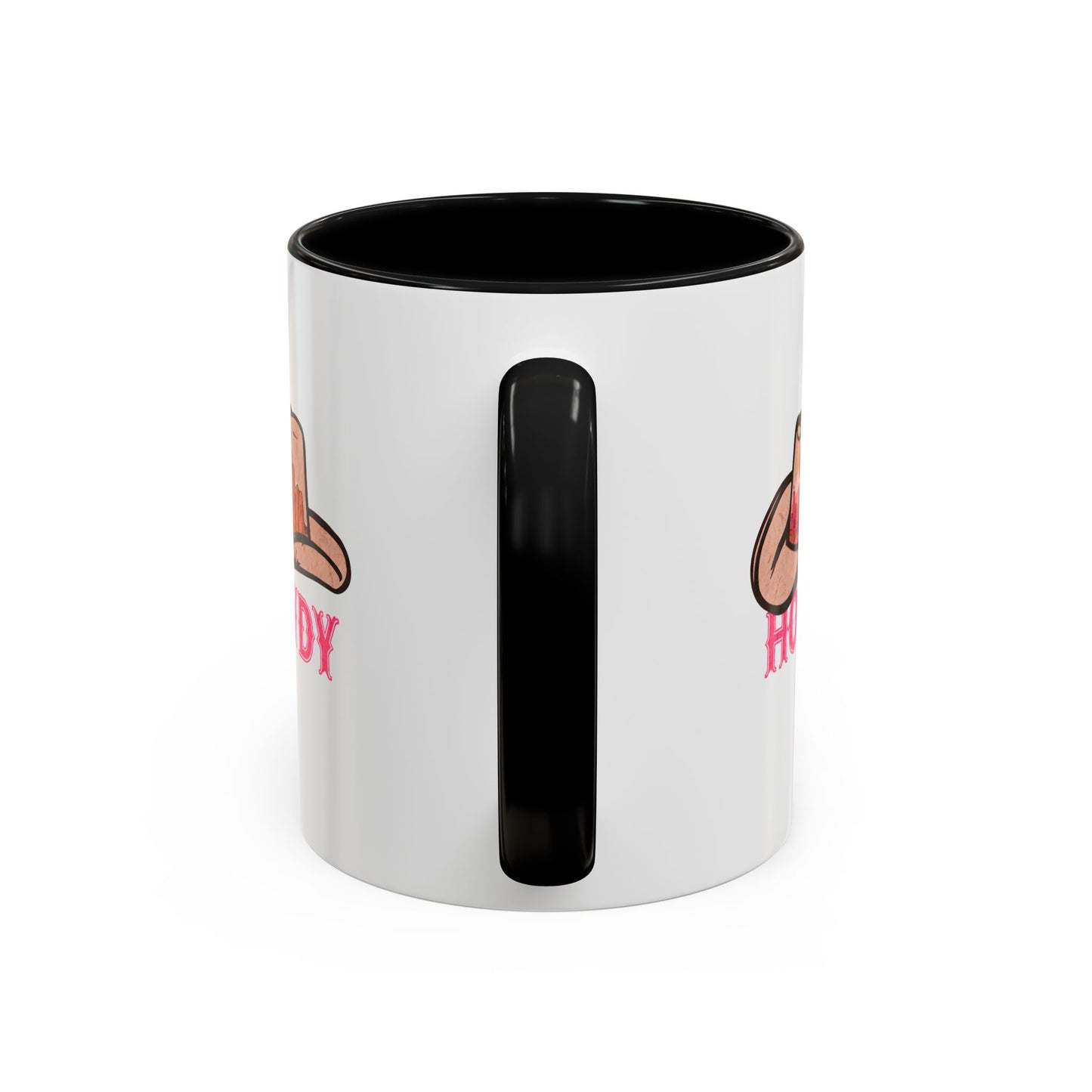 Howdy Accent Coffee Mug, Fun Gift for Cowboys, Unique Drinkware, Western Theme, Ideal for Birthdays, Parties, Home Decor