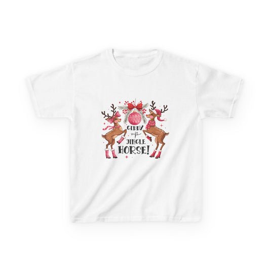 Cute Reindeer Kids Tee - Perfect for Holiday Fun