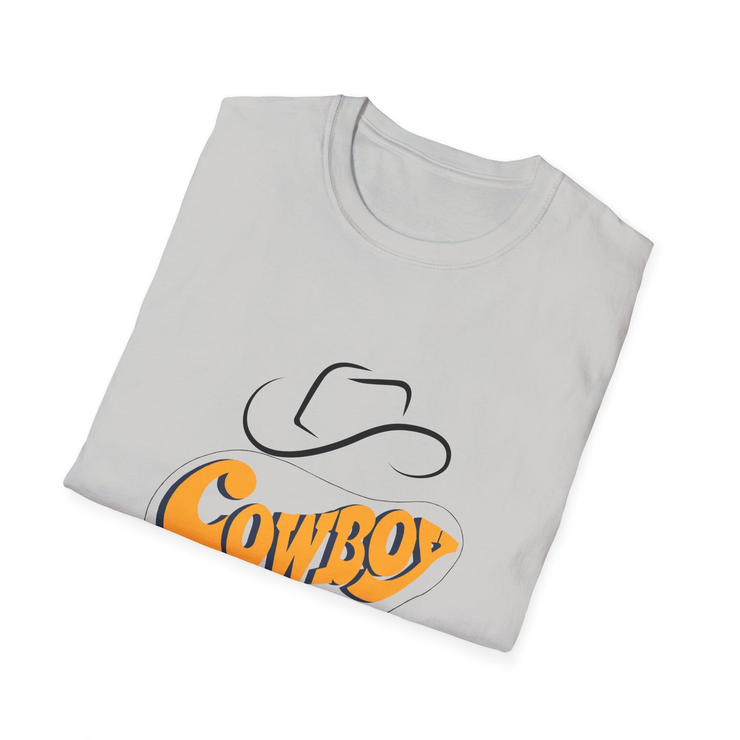 Retro Cowboy Graphic Unisex Softstyle T-Shirt