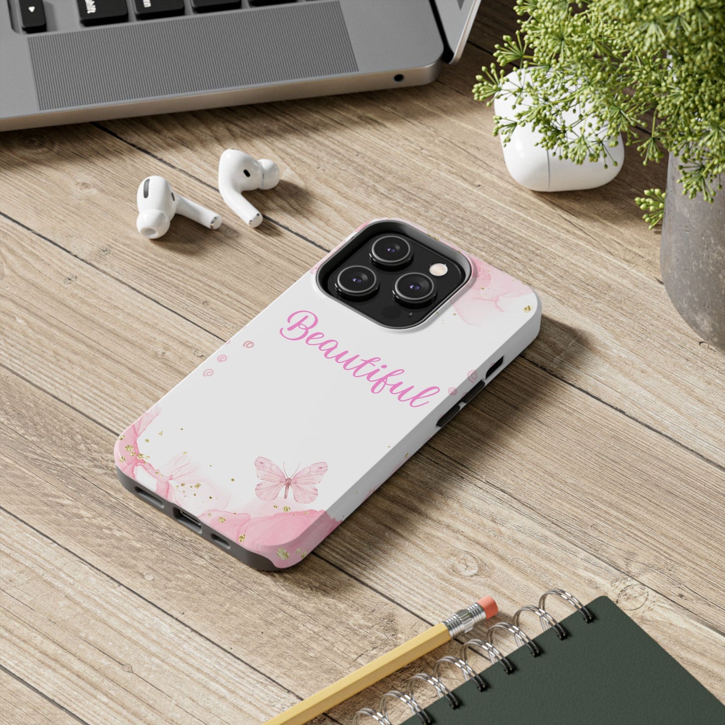 Beautiful Floral Tough Phone Case – Elegant Protection for Your Device