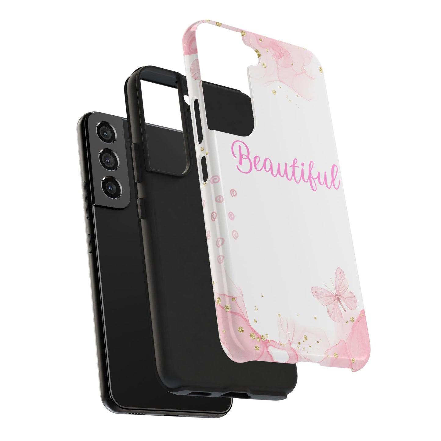 Beautiful Floral Tough Phone Case – Elegant Protection for Your Device