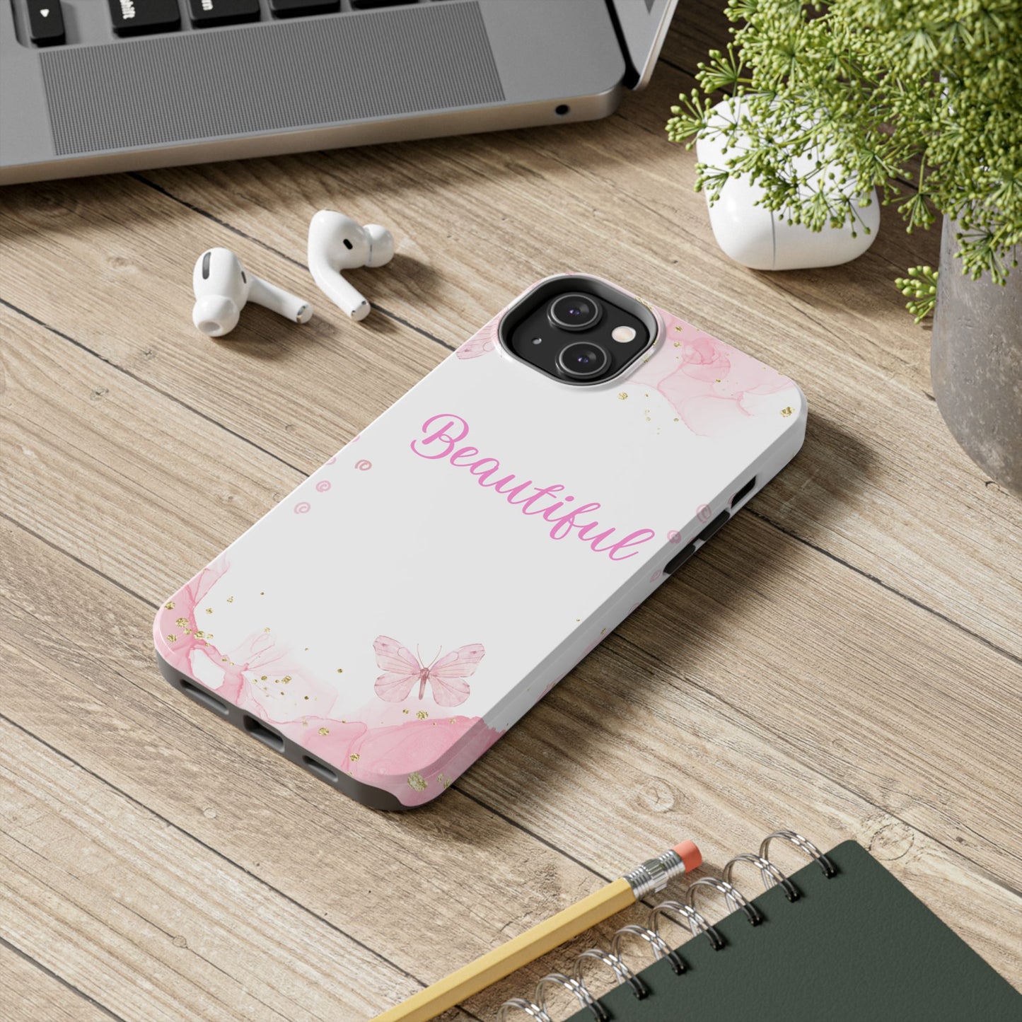Beautiful Floral Tough Phone Case – Elegant Protection for Your Device