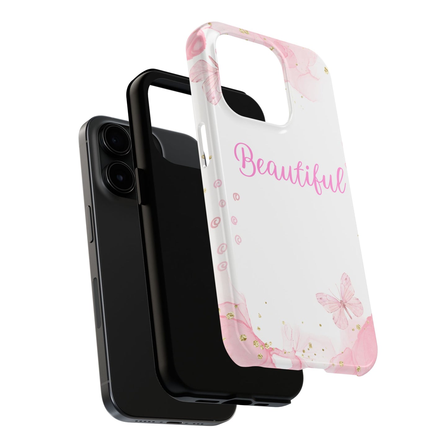 Beautiful Floral Tough Phone Case – Elegant Protection for Your Device