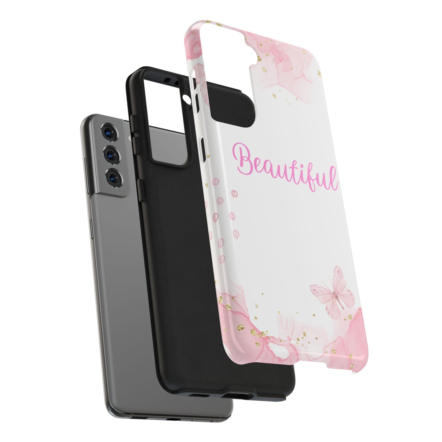Beautiful Floral Tough Phone Case – Elegant Protection for Your Device