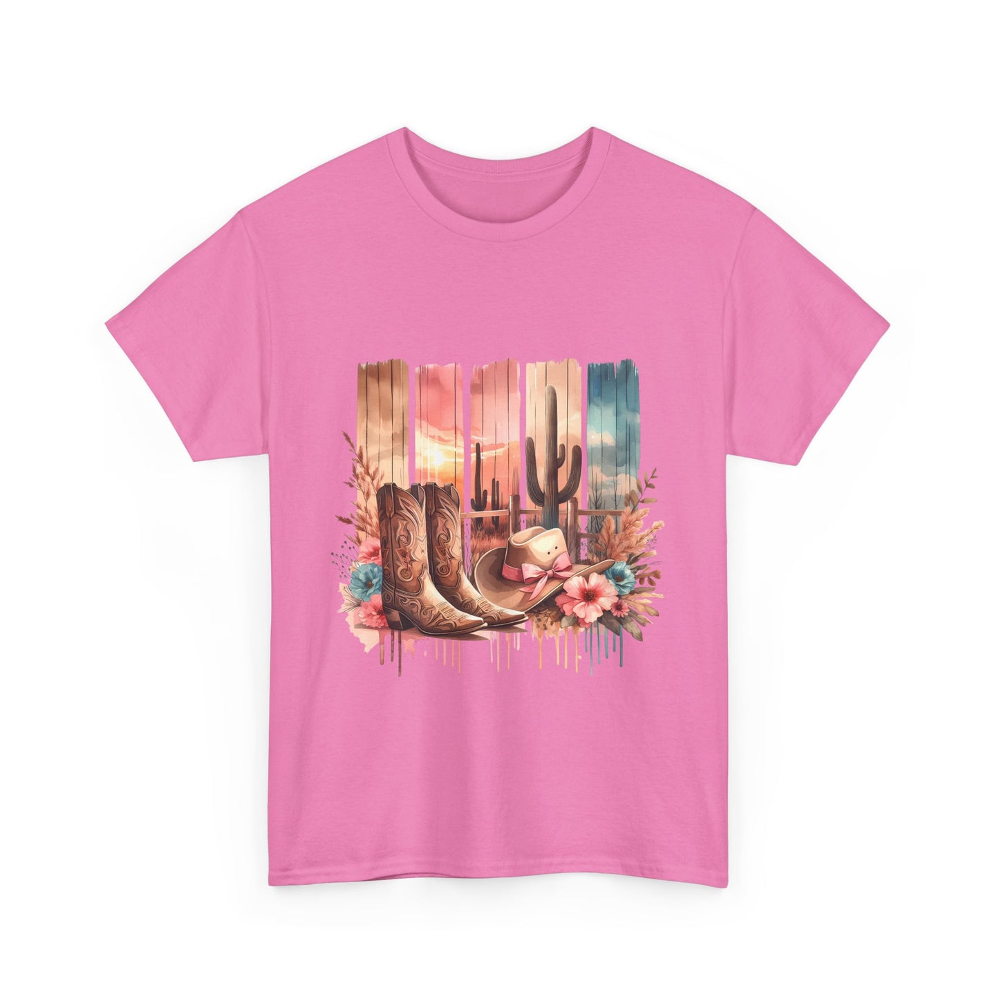 Desert Vibes T-Shirt | Bohemian Graphic Tee, Western Style Shirt, Casual Summer Wear, Gift for Cowboys, Nature Lover's Tee