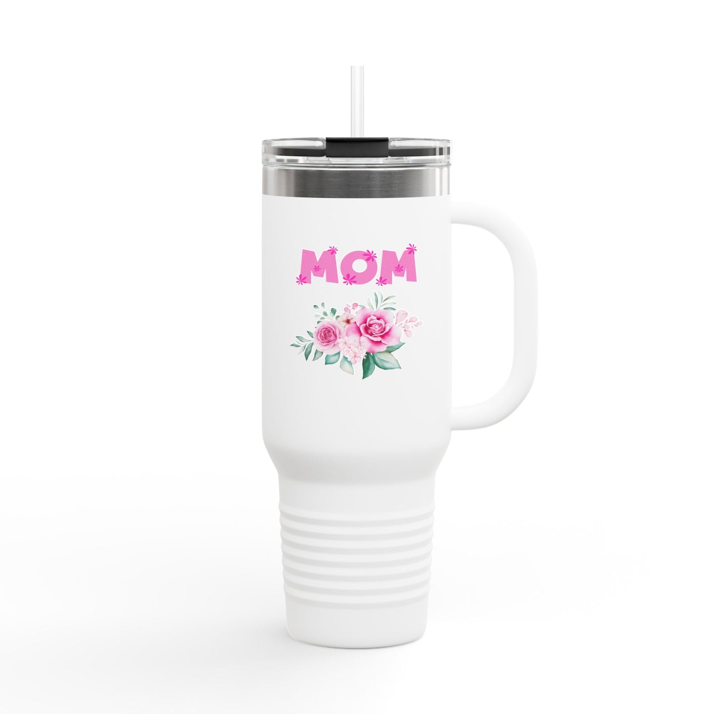 Floral Mom Insulated Travel Mug - 40oz - Perfect Gift for Mother's Day