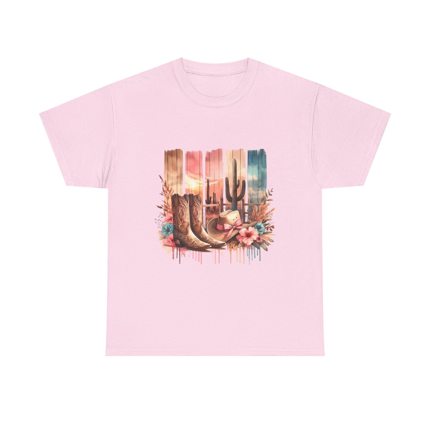 Desert Vibes T-Shirt | Bohemian Graphic Tee, Western Style Shirt, Casual Summer Wear, Gift for Cowboys, Nature Lover's Tee
