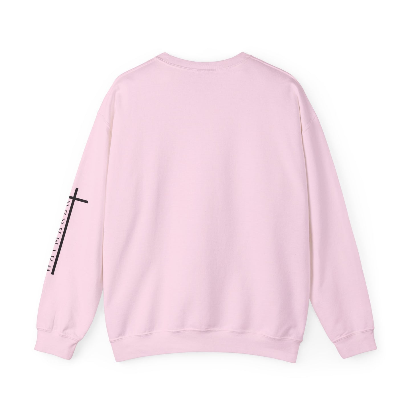 unisex Jesus Cross Crewneck Sweatshirt — Faith Christmas Graphic Sweatshirt