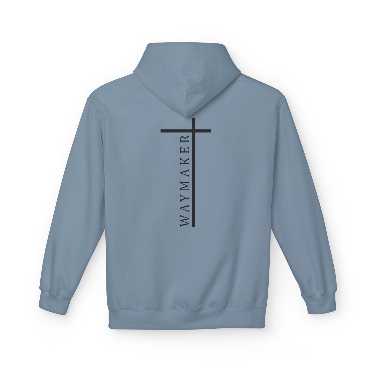 Unisex Waymaker Cross Hoodie — Heart & Cross Faith Pullover