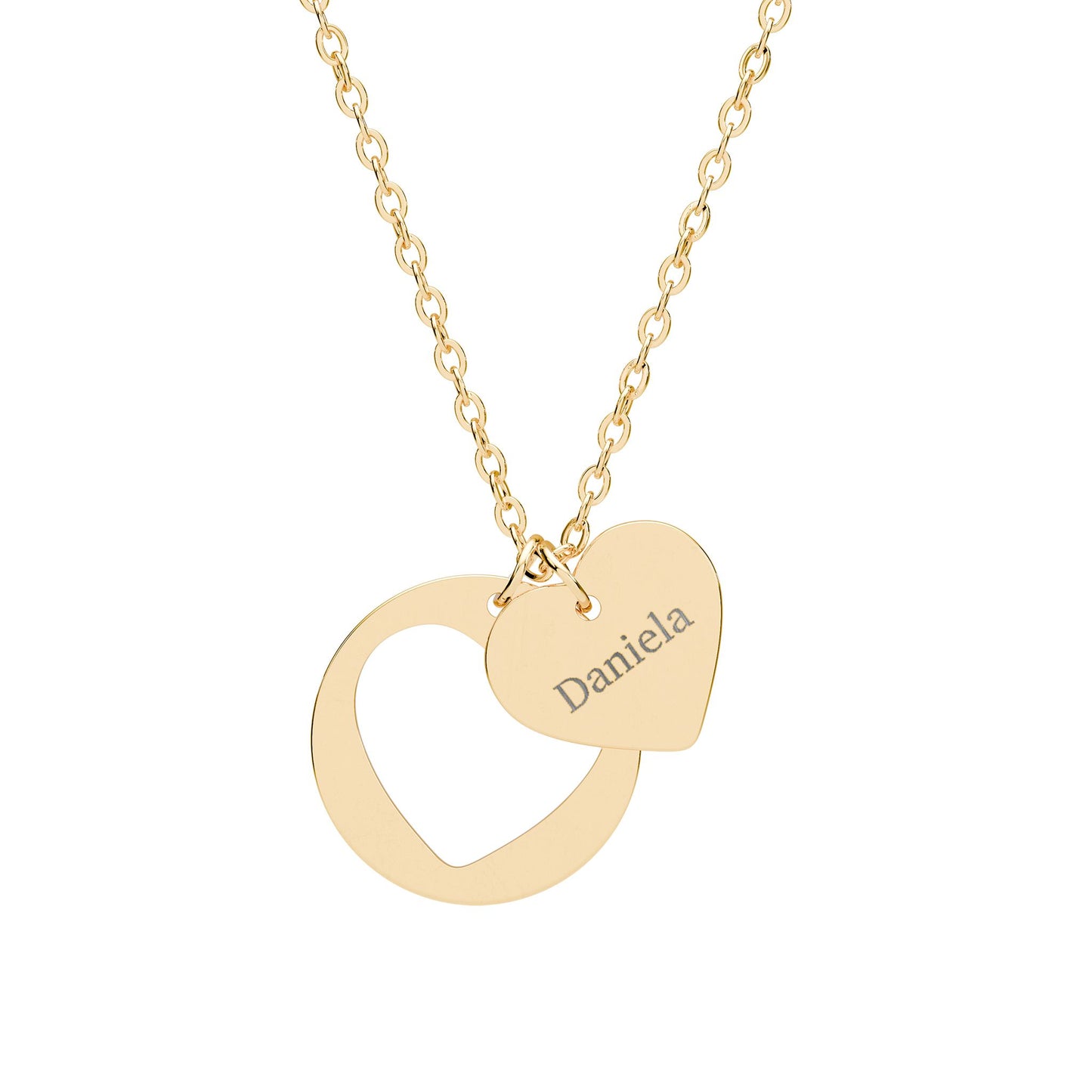 Collar Personalizado de Corazón | Personalized Heart Name Necklace