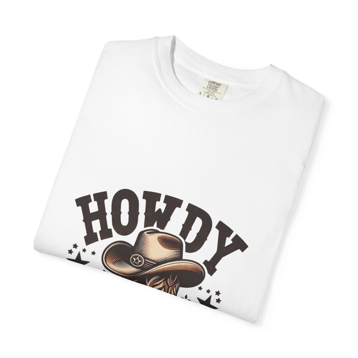 Howdy Cowboy T-Shirt, Unisex Western Tee, Casual Graphic Top, Gift for Rodeo Lovers, Country Music Apparel