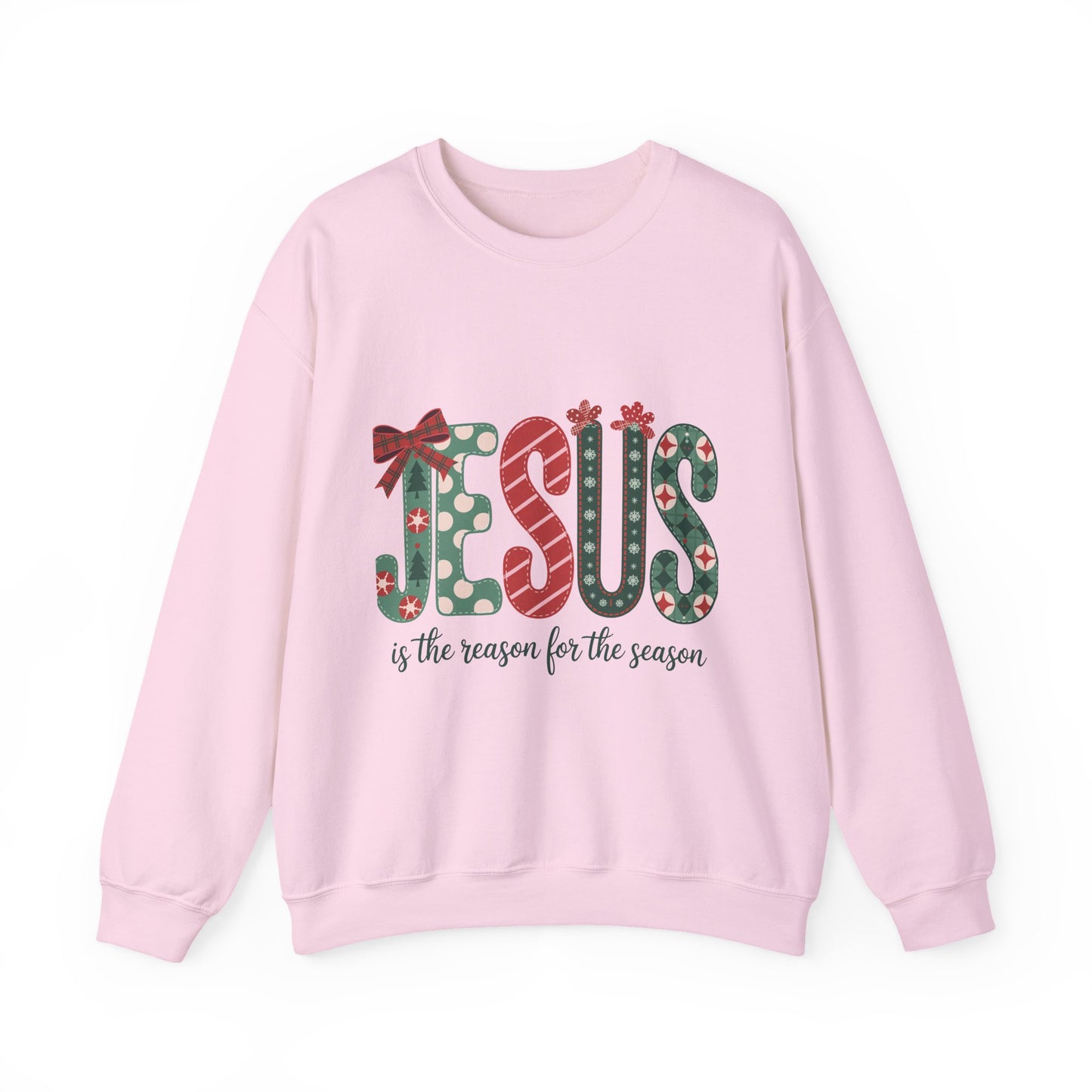 Festive Jesus Crewneck Sweatshirt - Holiday Comfort