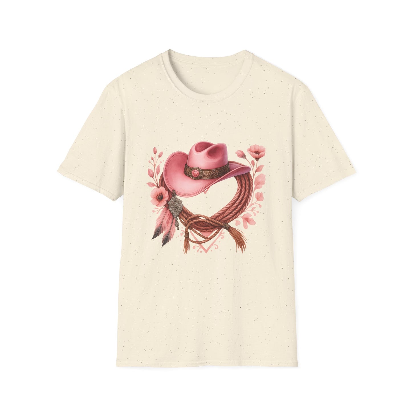 Cowgirl Charm T-Shirt, Western Graphic Tee, Rodeo Style Shirt, Country Girl Fashion, Floral Cowboy Hat Top