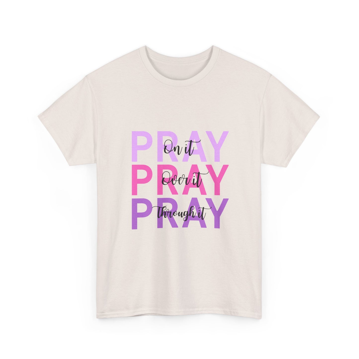 Unisex Pray Graphic Tee, Inspirational T-Shirt, Religious Gift, Faith-Based Apparel, Comfortable Casual Wear