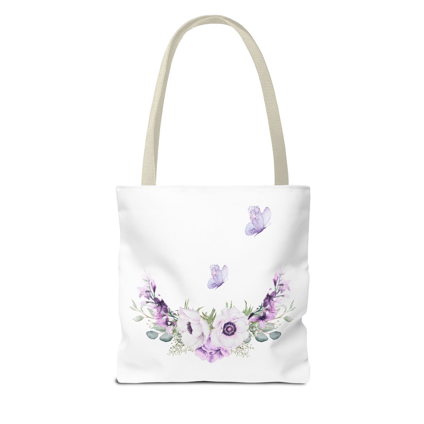 Loved and Blessed Floral Tote Bag – Elegant Canvas Carryall for Every Occasion