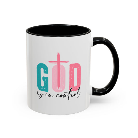 Inspirational Coffee Mug with Design "God is in Control" - Perfect Gift for Faith Lovers, Encouragement Mug, Christian Cup, Birthday [...]