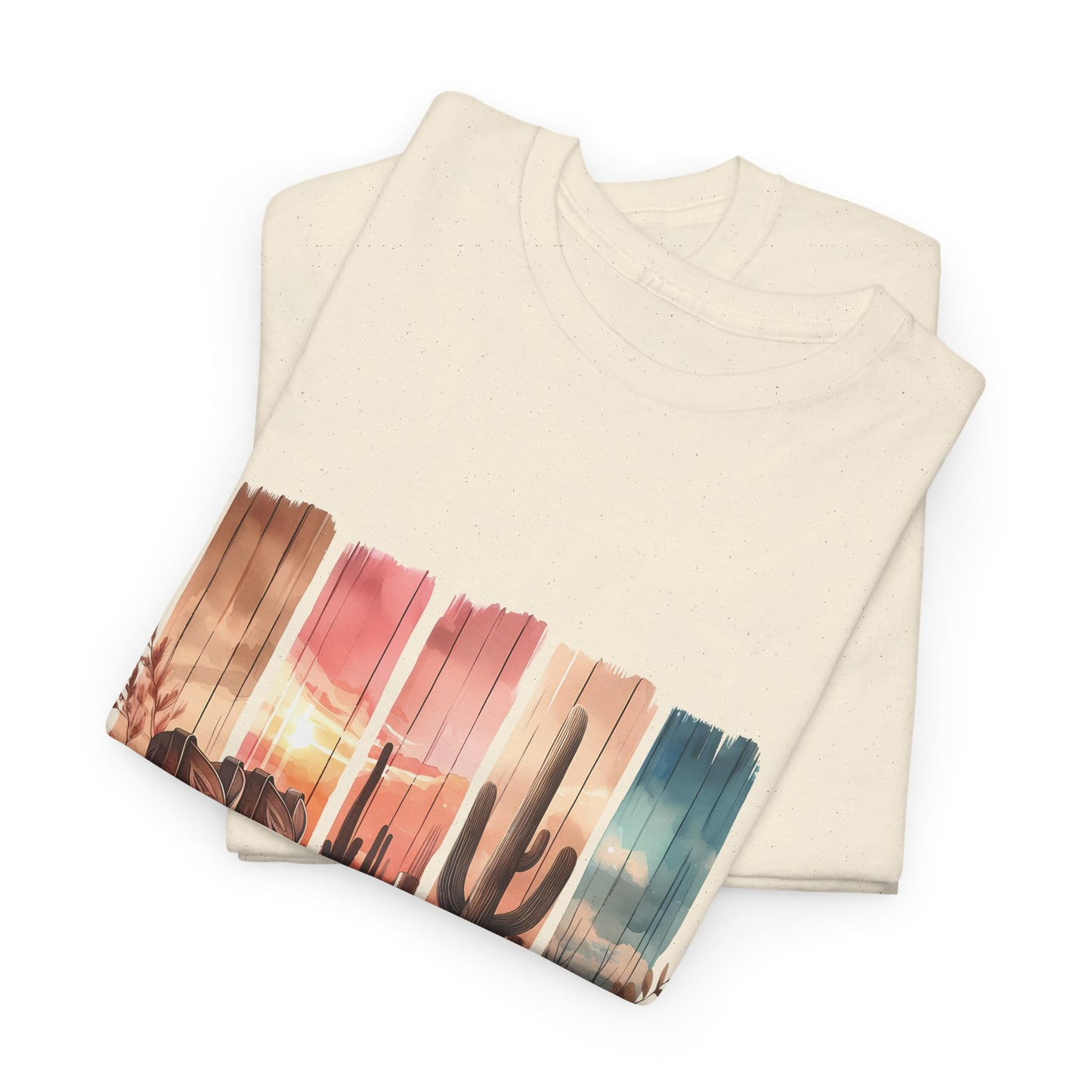 Desert Vibes T-Shirt | Bohemian Graphic Tee, Western Style Shirt, Casual Summer Wear, Gift for Cowboys, Nature Lover's Tee