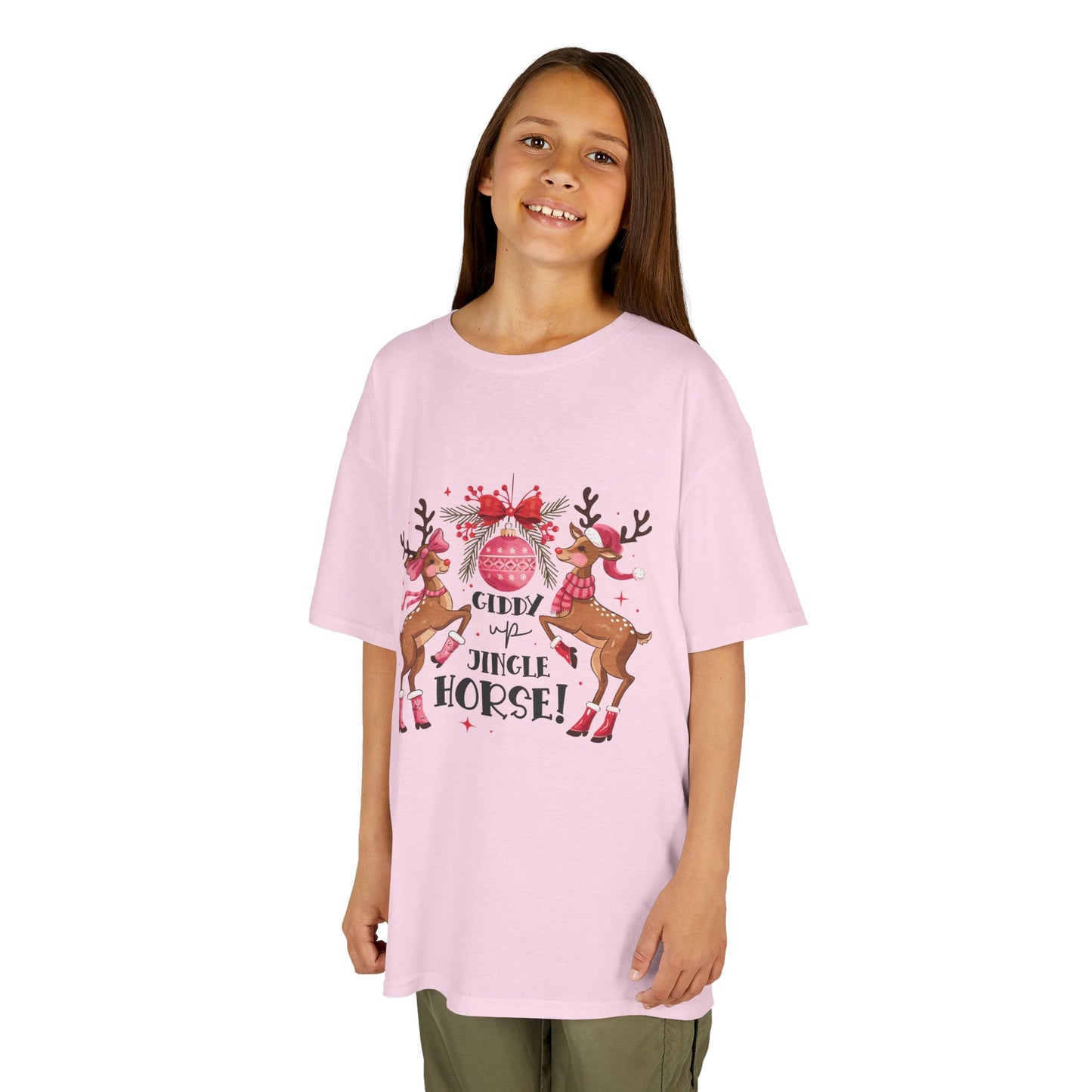Cute Reindeer Kids Tee - Perfect for Holiday Fun