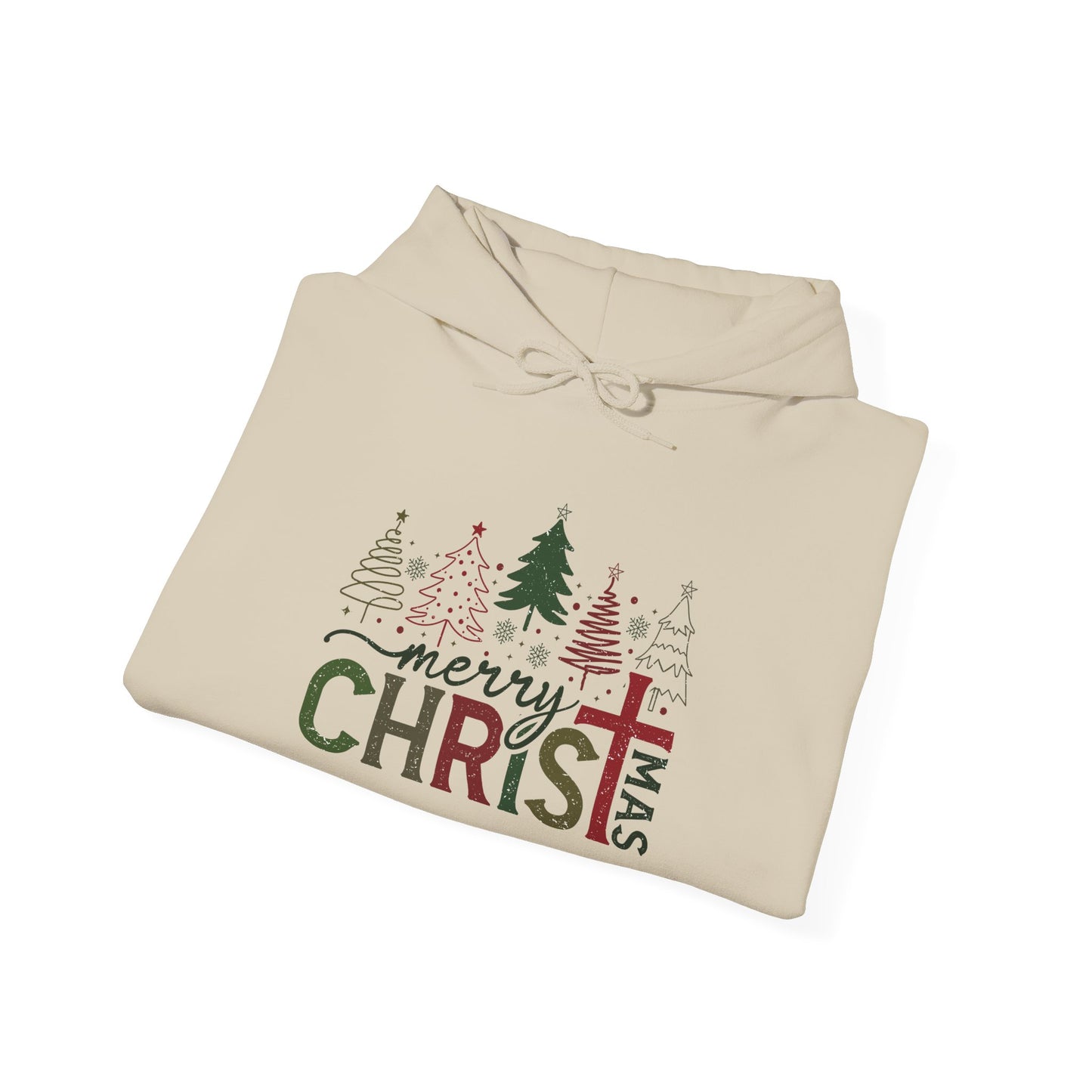Merry Christmas Unisex Hooded Sweatshirt
