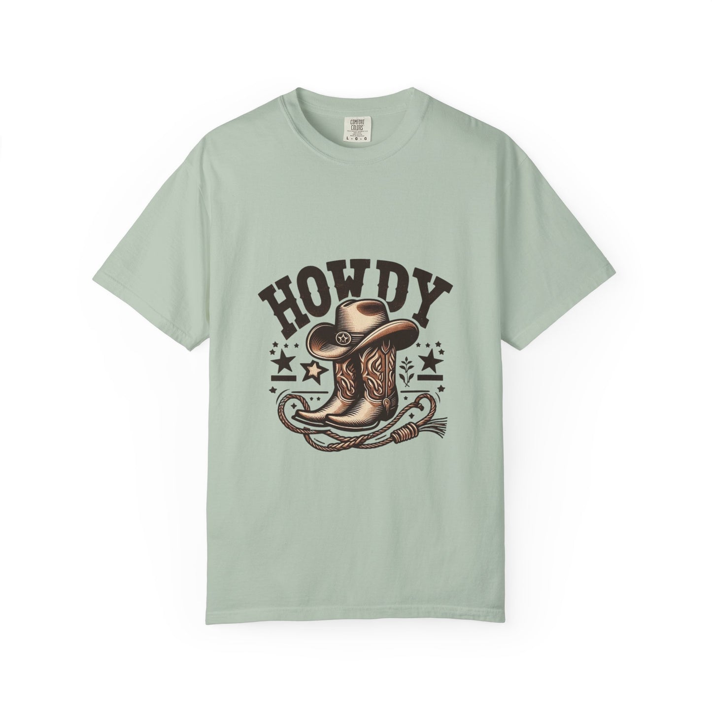 Howdy Cowboy T-Shirt, Unisex Western Tee, Casual Graphic Top, Gift for Rodeo Lovers, Country Music Apparel