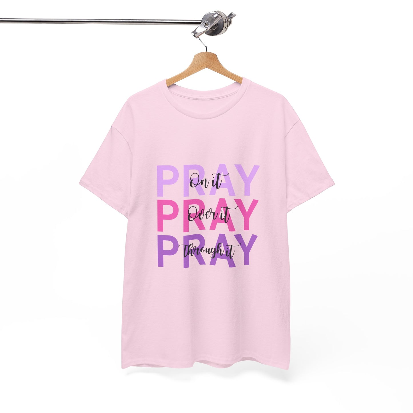 Unisex Pray Graphic Tee, Inspirational T-Shirt, Religious Gift, Faith-Based Apparel, Comfortable Casual Wear