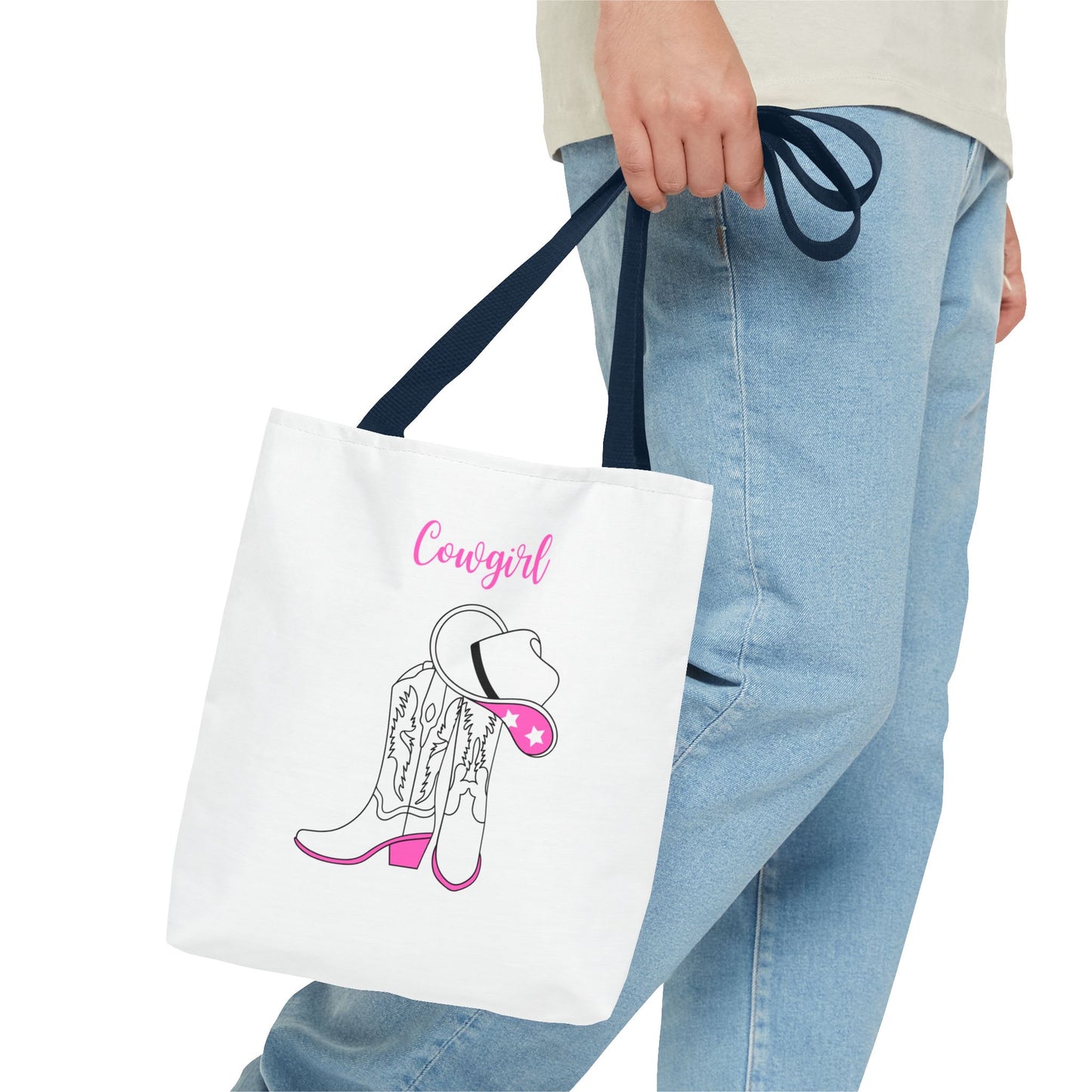 Cute Cowgirl Tote Bag - Stylish & Functional for Everyday Use