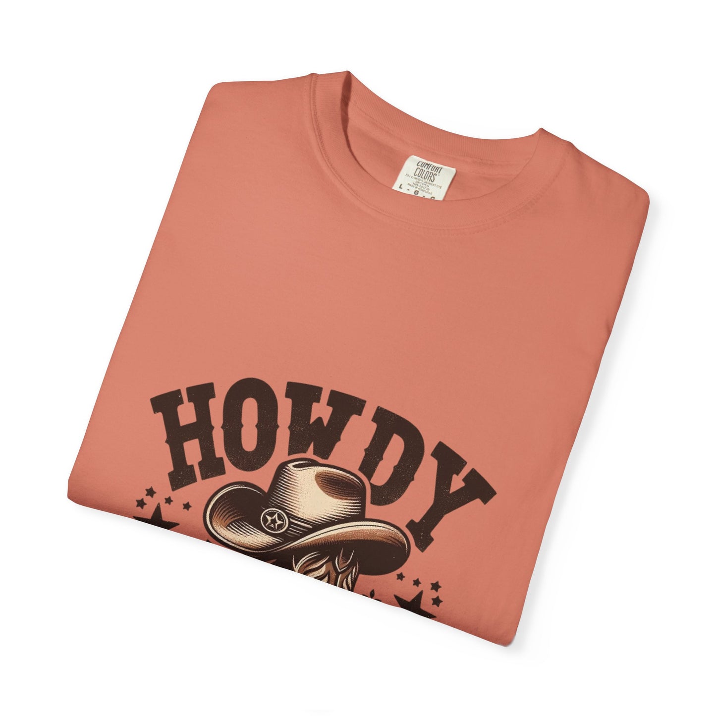 Howdy Cowboy T-Shirt, Unisex Western Tee, Casual Graphic Top, Gift for Rodeo Lovers, Country Music Apparel