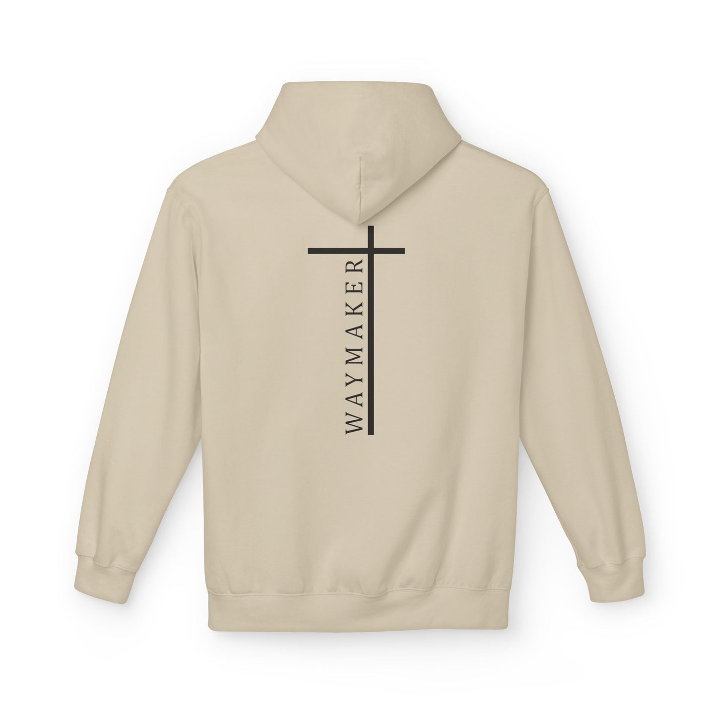 Unisex Waymaker Cross Hoodie — Heart & Cross Faith Pullover
