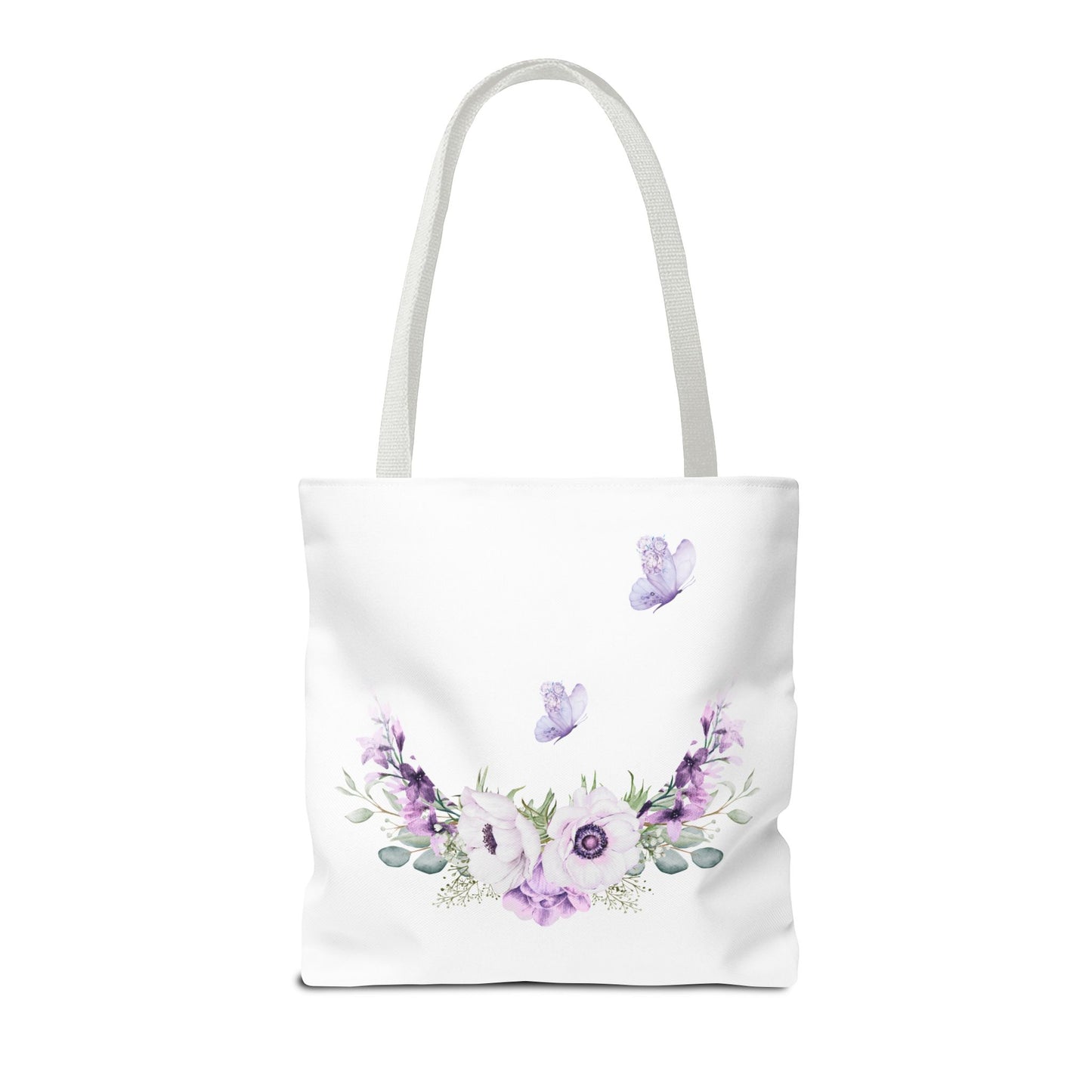 Loved and Blessed Floral Tote Bag – Elegant Canvas Carryall for Every Occasion
