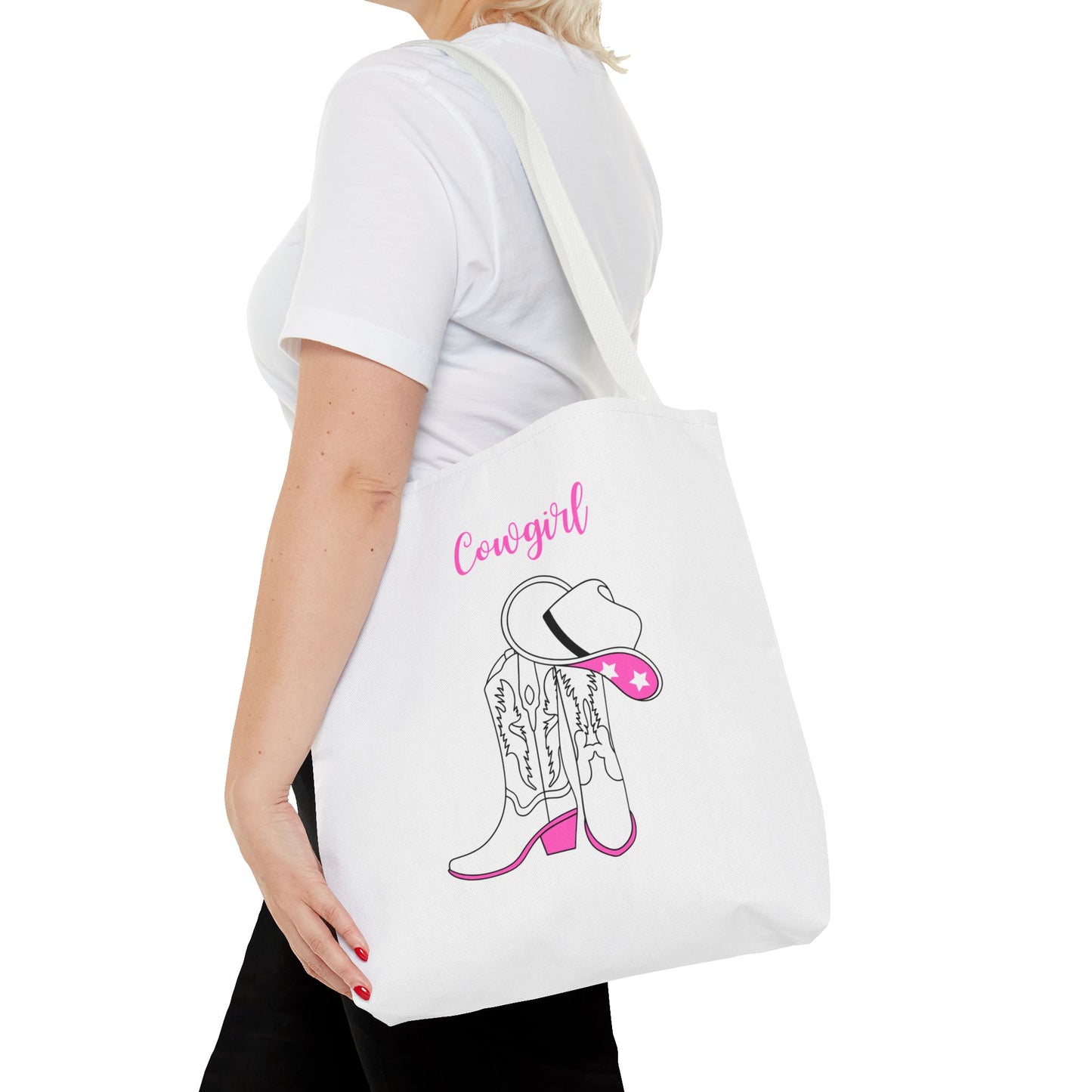 Cute Cowgirl Tote Bag - Stylish & Functional for Everyday Use