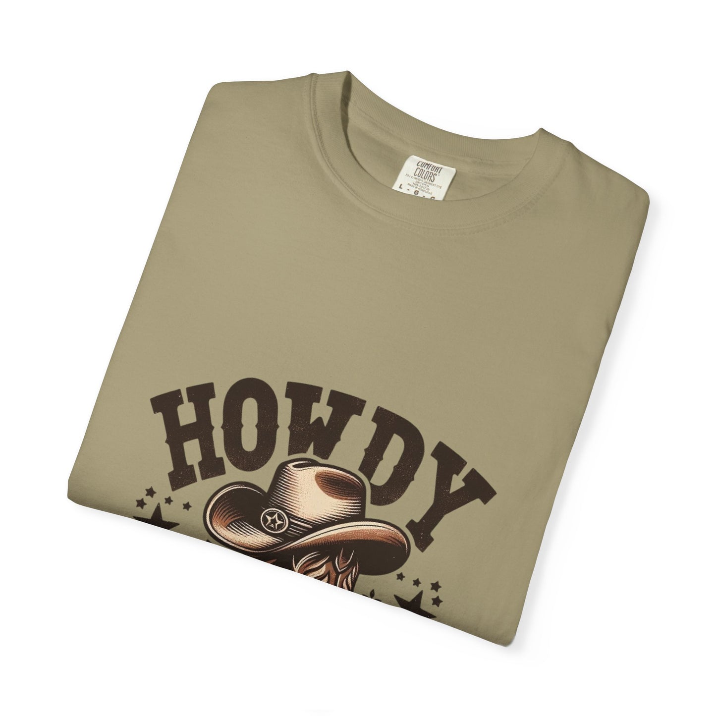 Howdy Cowboy T-Shirt, Unisex Western Tee, Casual Graphic Top, Gift for Rodeo Lovers, Country Music Apparel