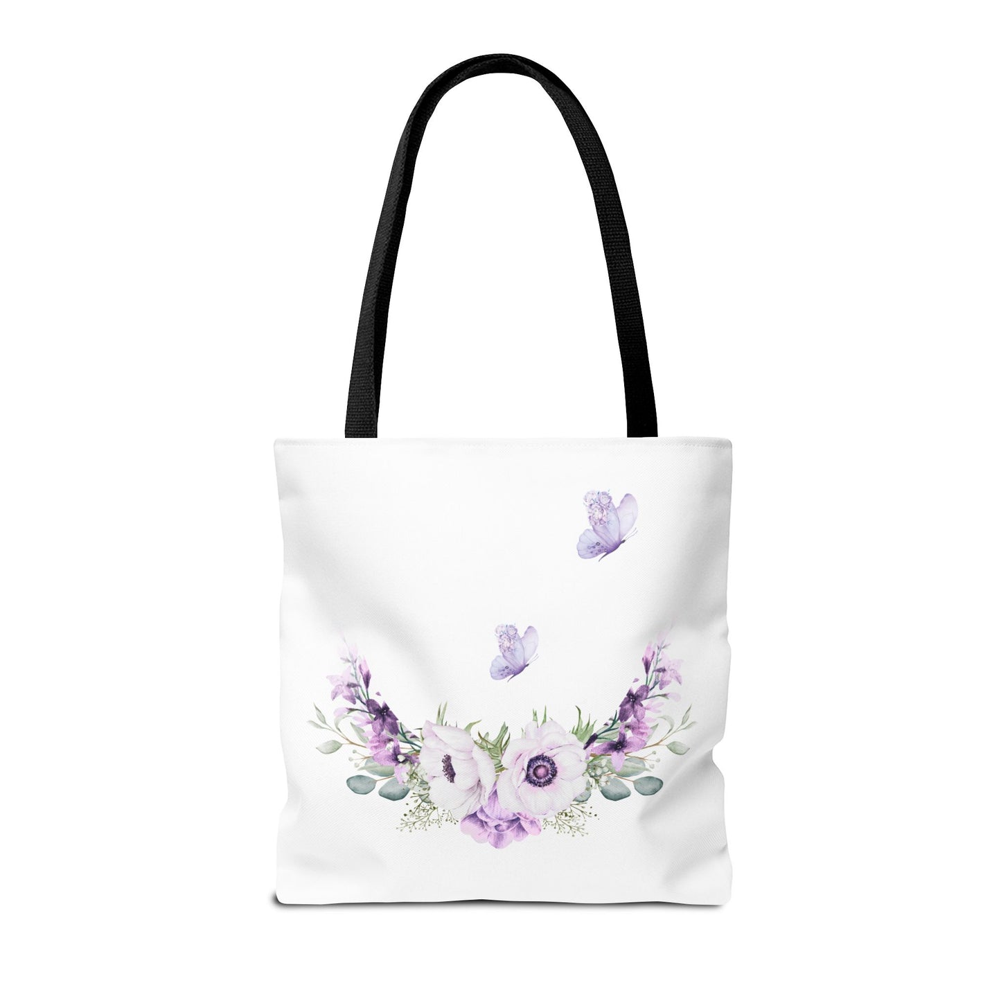 Loved and Blessed Floral Tote Bag – Elegant Canvas Carryall for Every Occasion