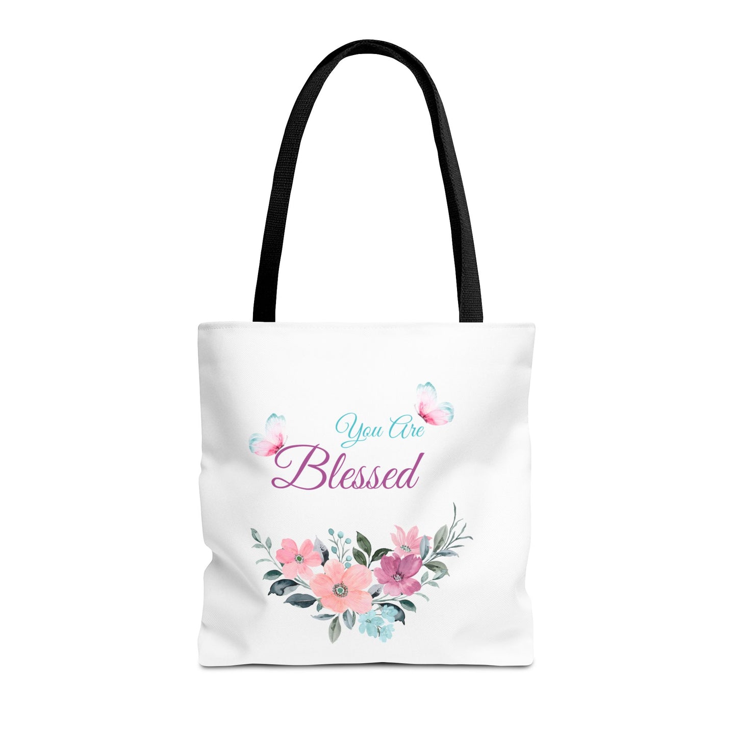 Floral Blessed Tote Bag - Perfect for Everyday Use or Special Occasions
