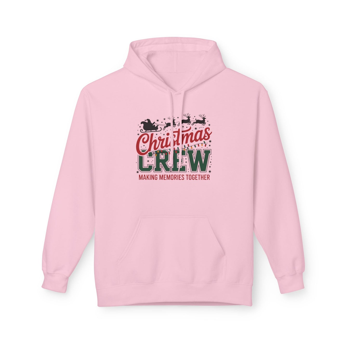 unisex Christmas Crew Hoodie – "Making Memories Together" Holiday Sweatshirt