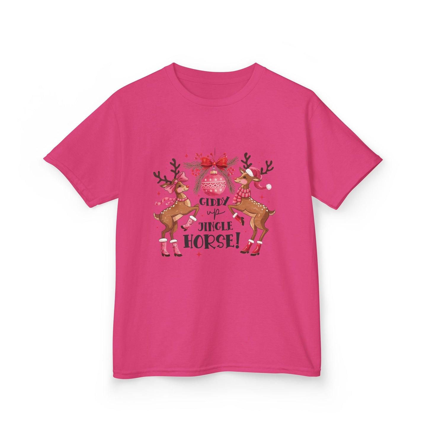 Cute Reindeer Kids Tee - Perfect for Holiday Fun