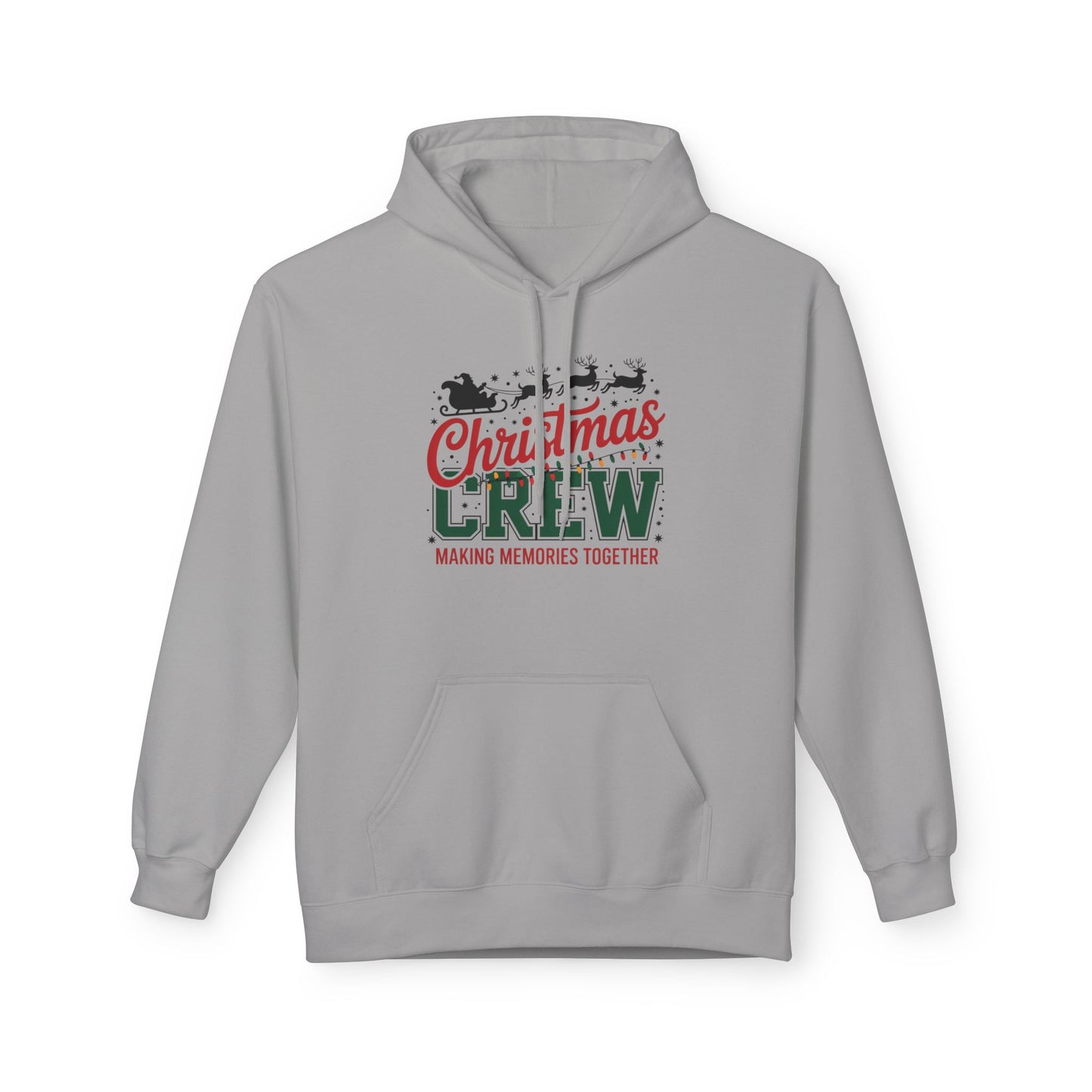unisex Christmas Crew Hoodie – "Making Memories Together" Holiday Sweatshirt