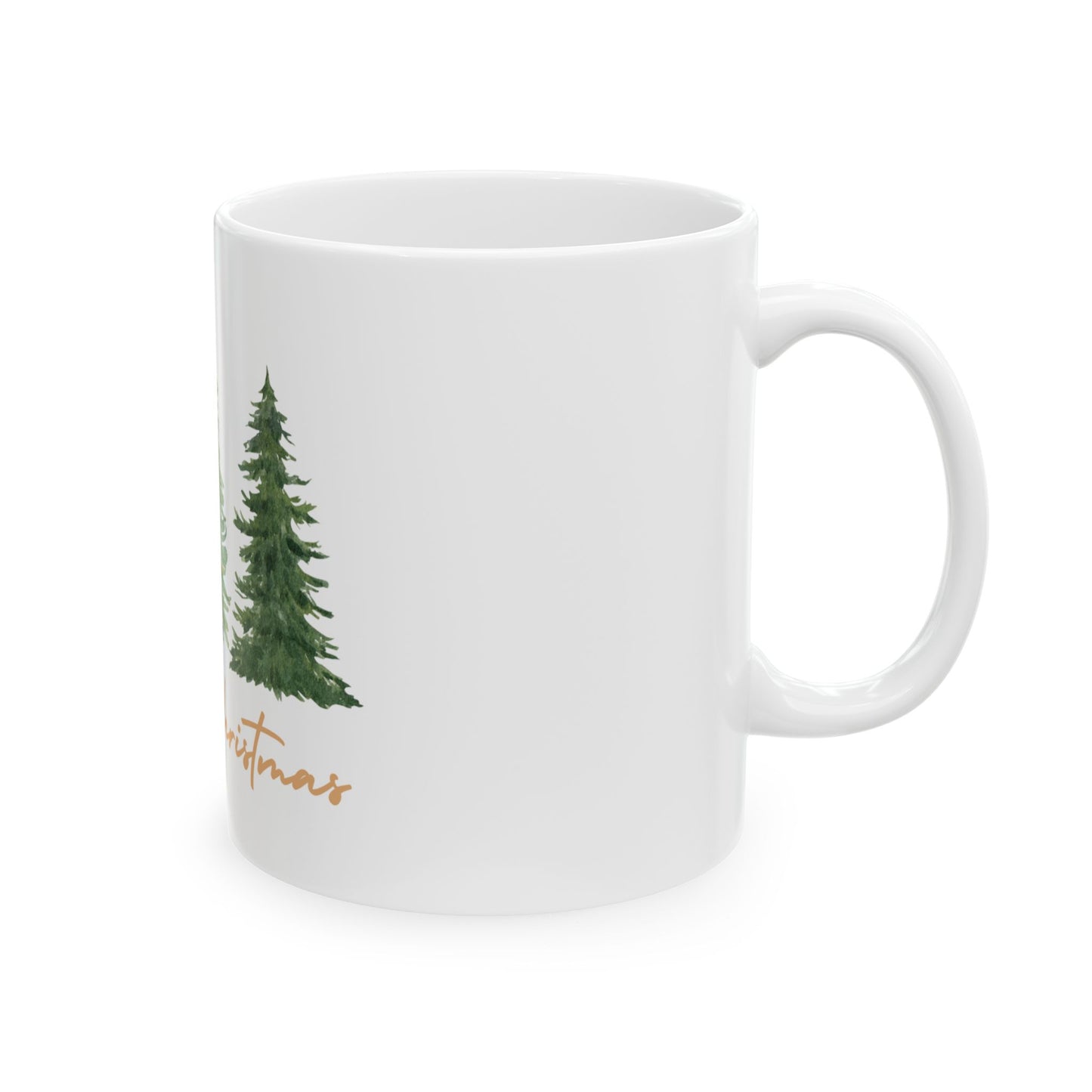Christmas Tree Ceramic Mug - 11oz & 15oz - Festive Holiday Drinkware