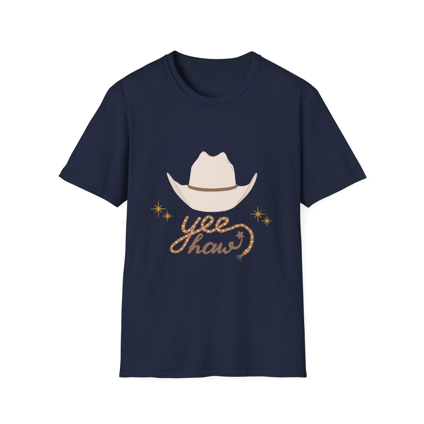Yee Haw Cowboy T-Shirt for Fun Country Lovers