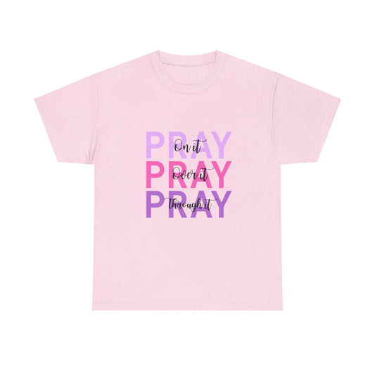 Unisex Pray Graphic Tee, Inspirational T-Shirt, Religious Gift, Faith-Based Apparel, Comfortable Casual Wear
