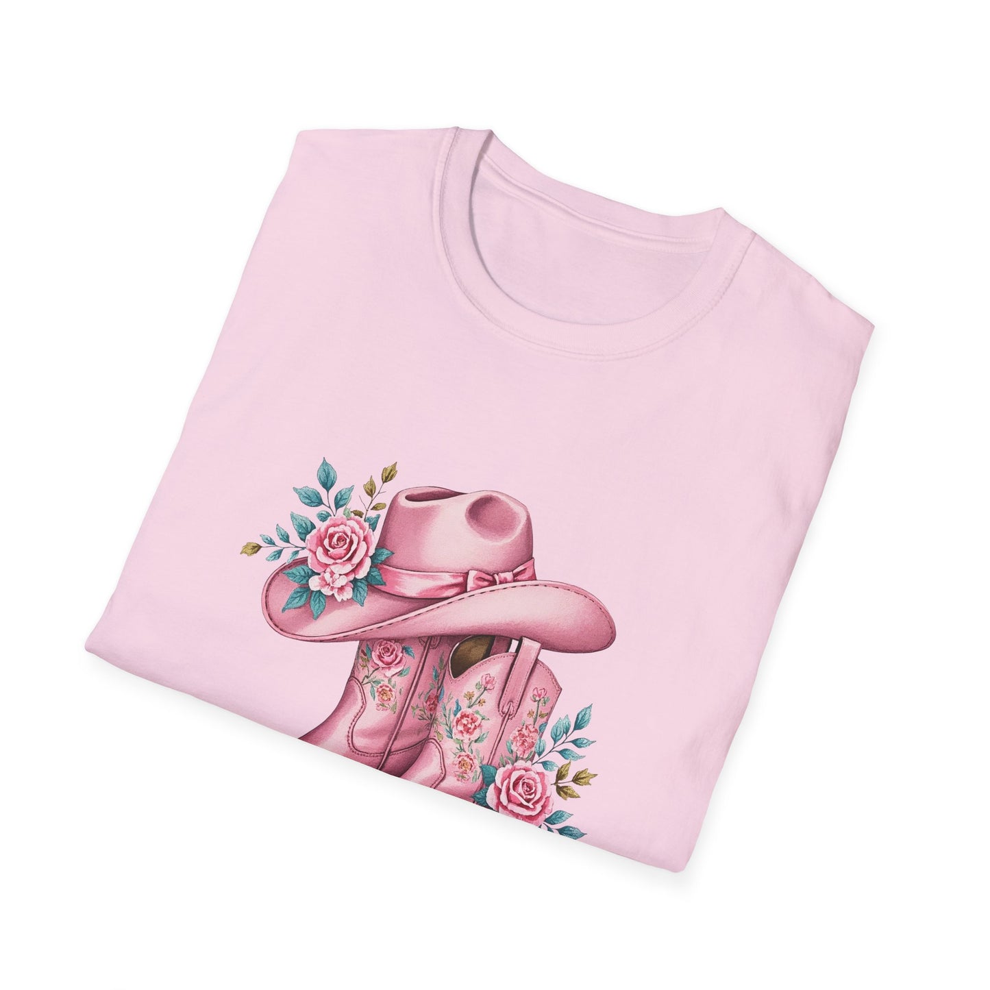 Pink Cowboy Boots T-Shirt, Western Fashion Tee, Country Music Lover Gift, Rodeo Outfit, Boho Style Top, Casual Summer Shirt