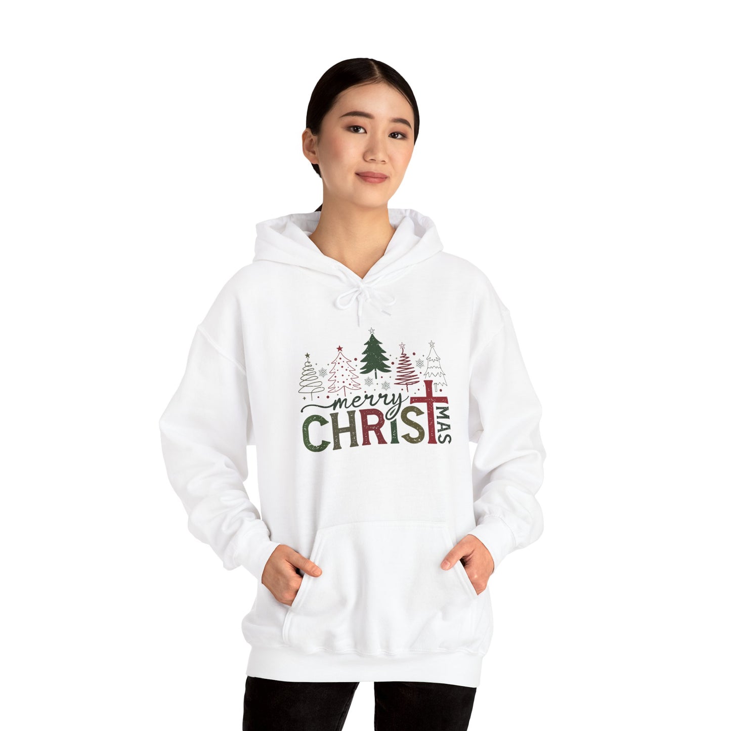 Merry Christmas Unisex Hooded Sweatshirt
