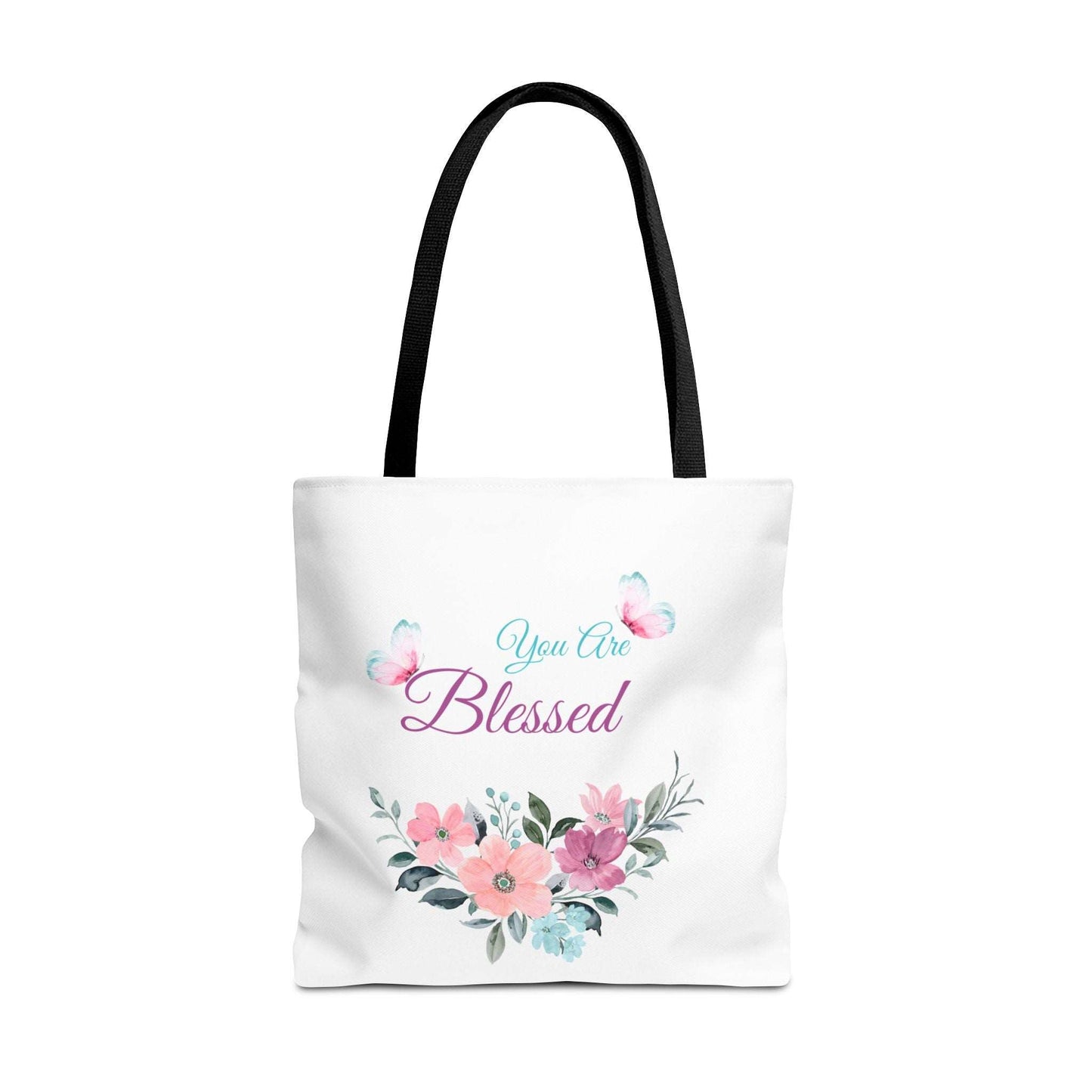 Floral Blessed Tote Bag - Perfect for Everyday Use or Special Occasions